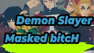 [Demon,Slayer,MMD],Masked,bitcH,-,Tomioka,Giyuu,,Kyojuro,Rengoku,&,Uzui,Tengen