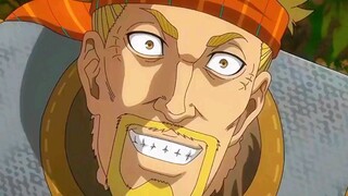 Vinland Saga Thorfinn and thorkell fighting without them knowing their relatives 😵