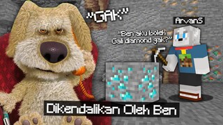 TALKING BEN MENGENDALIKAN AKU DI MINECRAFT!!