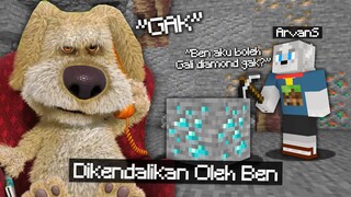 TALKING BEN MENGENDALIKAN AKU DI MINECRAFT!!