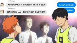 haikyuu texts - KagEyaMA's siMPiNg jOurNaL?!