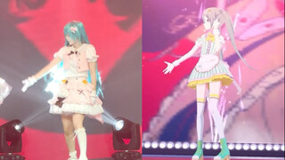 Actually, I'm doing motion capture for Hatsune Miku...