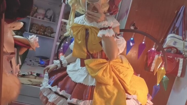 When I put on the cosplay costume I made myself