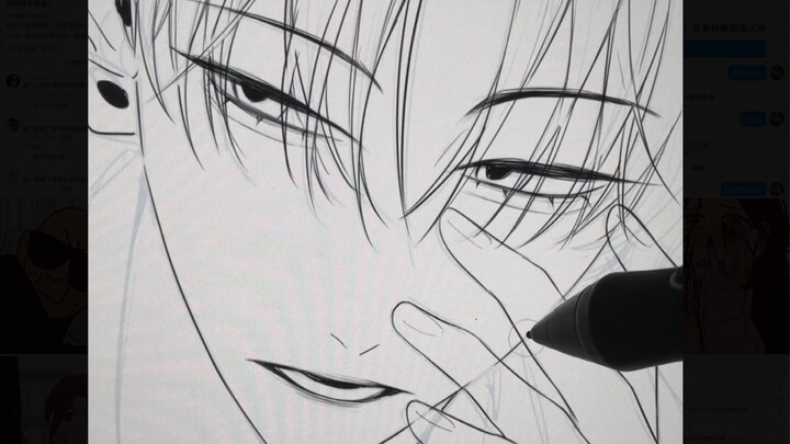 การตัดเส้นการ์ตูนแบบดื่มด่ำ