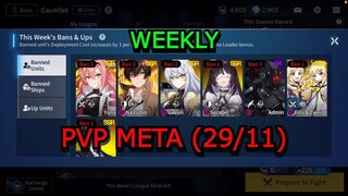 Luận bàn meta PvP (29/11) - Tôi đã sai về team rush =))))