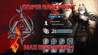 [Arknights] CC#12 Basepoint Max Risk 26 - Week 1