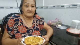 Món ngon mỗi ngày - hướng dẫn làm món trứng chiên với tôm đơn giản- Trứng vịt chiên tôm -trứng chiên