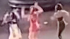 Who is that girl in the red dress and high ponytail? She's so thin, it's definitely not Ning Yizhuo.