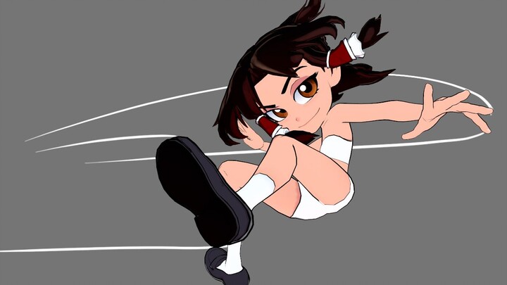 Tôi đã tự làm hoạt hình Reimu parkour.... bk