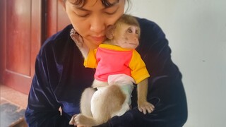 Most Adorable Moment!! Little Toto so cute sits down gently & manners after drinking milk