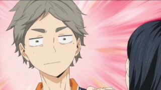 [Haikyuu!] A cute clip of Sugawara-san