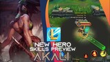 Akali New Hero Skills Preview - LoL Wild Rift