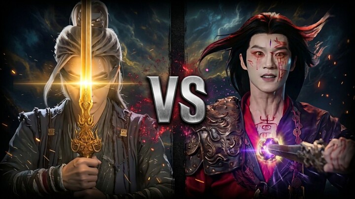 Pertarungan Terakhir Pendekar Pedang Buta VS Boneka Pedang Wu Qing