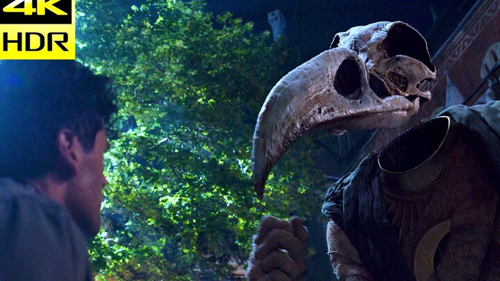 You see that monster again? It’s Khonsu, the Egyptian moon god—and our master!