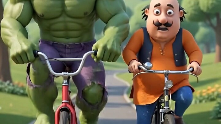 hulk vs# motu funny clip