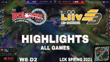 Highlight KT vs LSB (All Game) LCK Mùa Xuân 2021 | LCK Spring 2021 | KT Rolster vs Liiv Sandbox