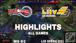 Highlight KT vs LSB (All Game) LCK Mùa Xuân 2021 | LCK Spring 2021 | KT Rolster vs Liiv Sandbox