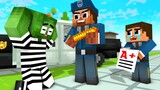 Monster School :  Zombie  x Squid Game Doll Become Police - Minecraft Animation