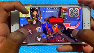 Handcam + Settings ⚙️ iPhone 6s Plus free fire 🇧🇷