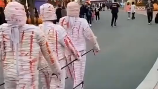 Scare you, go ahead and fall!