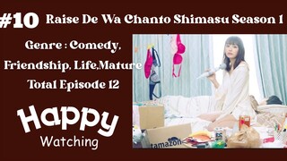 Raise De Wa Chanto Shimasu 10 S1