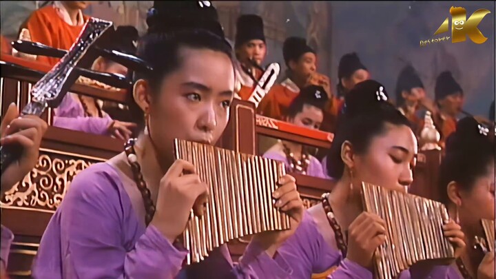 【4K60 Frames】Dancing Beauty is More Beautiful Zhou Jie Dunhuang Drumming