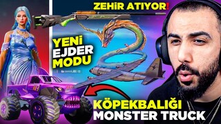 YENİ EJDERHA MODU!! 😮 KÖPEKBALIĞI MONSTER TRUCK VE ZEHİR ATAN M24 EFSANE ROYALE PASS | PUBG MOBILE