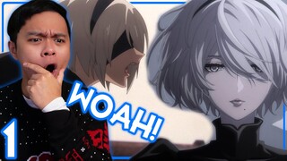 2B GOIN CRAZY! | NieR Automata Episode 1 Reaction