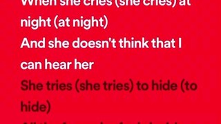 When she cries
