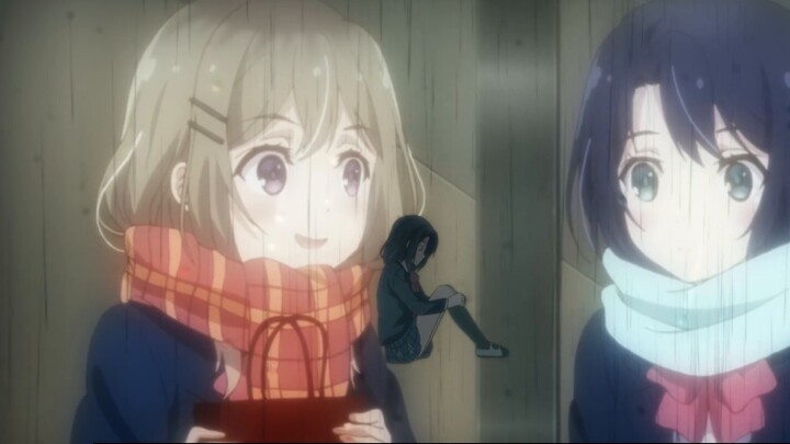 Kamu, pergi ke festival, kan? Dengan seorang gadis yang tidak kukenal, Shimamura Blade.