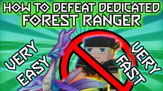 HOW TO DEFEAT DEDICATED FOREST RANGER IN BLOCKMAN GO TRAINERS ARENA || BLOCKMAN GO ||