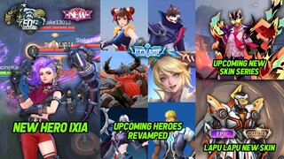 IXIA New Hero Gameplay | Granger,Wanwan,Franco & More Revamped Heroes | MLBB Upcoming New Update