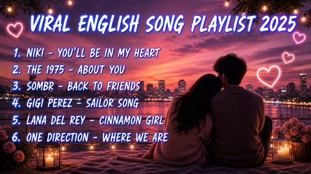Top Viral English Songs TikTok Playlist 2025 - Back to Friends, Sailor Song, Cinnamon Girl