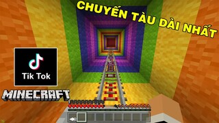 THỬ THÁCH CHƠI THỬ MAP CHUYẾN TÀU 7 MÀU TIC TOC ! TRONG MINECRAFT PE