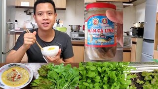 Hao Cơm Với Món Mắm Chưng Thịt Ăn với Rau Sống | Út Đạt | Cuộc Sống Nhật | # 325