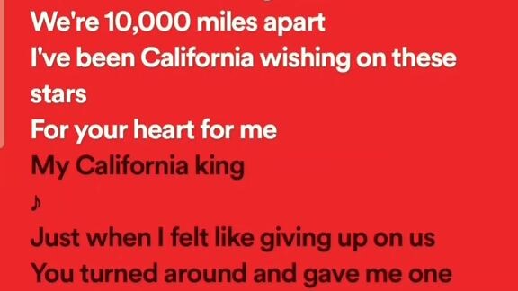 California king bed lyrics