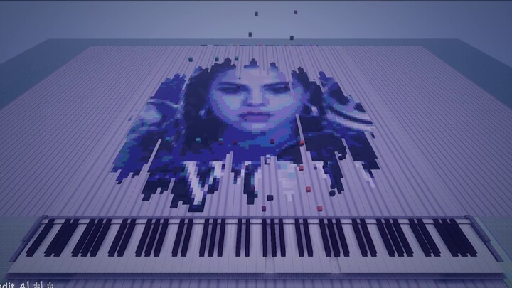 [Minecraft Waterfall Music] Wolves - Selena Gomez & Marshmello