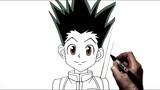 How to Draw Gon Freeccs | Step By Step | Hunter X Hunter