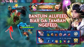 KAPANLAGI KETEMU PRO PLAYER ALUFEED🔥 LUNOX GAMEPLAY MLBB