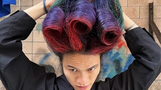 Latest creation: Chinese-style JOJO hairstyle