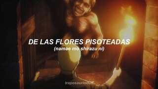 Shingeki no Kyojin -『Guren no Yumiya』| OP 1 | sub. español ; lyrics ; letra