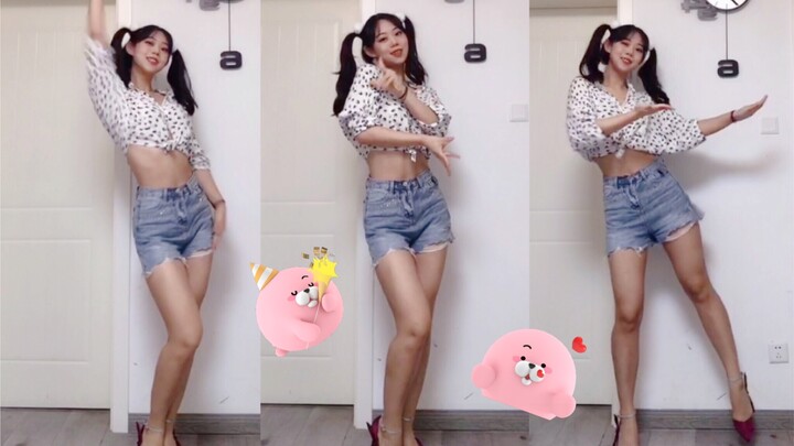 Have you seen human dolphins? The rare and energetic twin ponytails are here! OH MY GIRL Dolphin dan