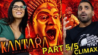 KANTARA Movie CLIMAX Reaction Part 5/5! & REVIEW! | Rishab Shetty | Kishore Kumar G | Achyuth Kumar
