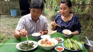 Thịt Kho Trứng Gà Thêm Mớ Rau Vườn Nữa Mới Ngon| TKQ T461