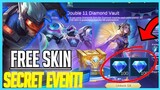DOUBLE DIAMOND VAULT EVENT!! GET FREE SKINS & DIAMONDS!! NOV 2020 - Mobile Legends