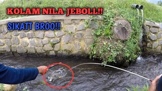 MENDADAK SELOKAN INI BANYAK BANGET IKAN NILANYA || Mancing Ikan Jebolan Kolam