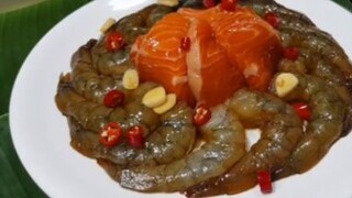 กุ้งดอง แซลมอนดองน้ำปลารา