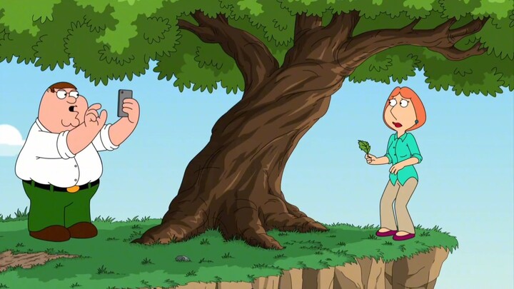 [Family Guy] Pete takes Louis Cliff to take a photo and an accident occurs