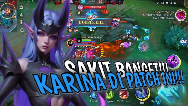 KARINA NEW PATCH DAPAT BUFF, SAKIT BANGET!!!