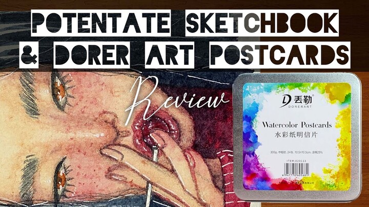 Potentate Sketchbook & Dorer Art Watercolor Postcards Review